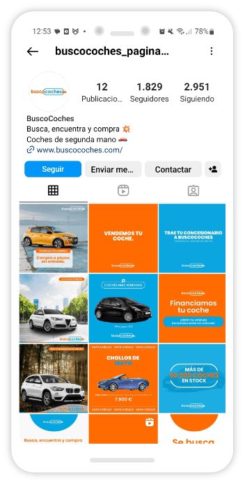 Redes sociales Buscocoches