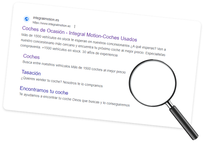 SEM Integral Motion en Google